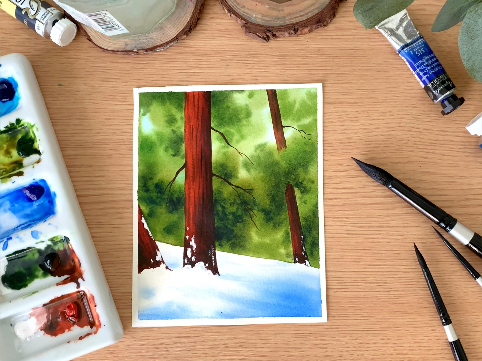 30 Days of Watercolor Painting - image 2 - student project