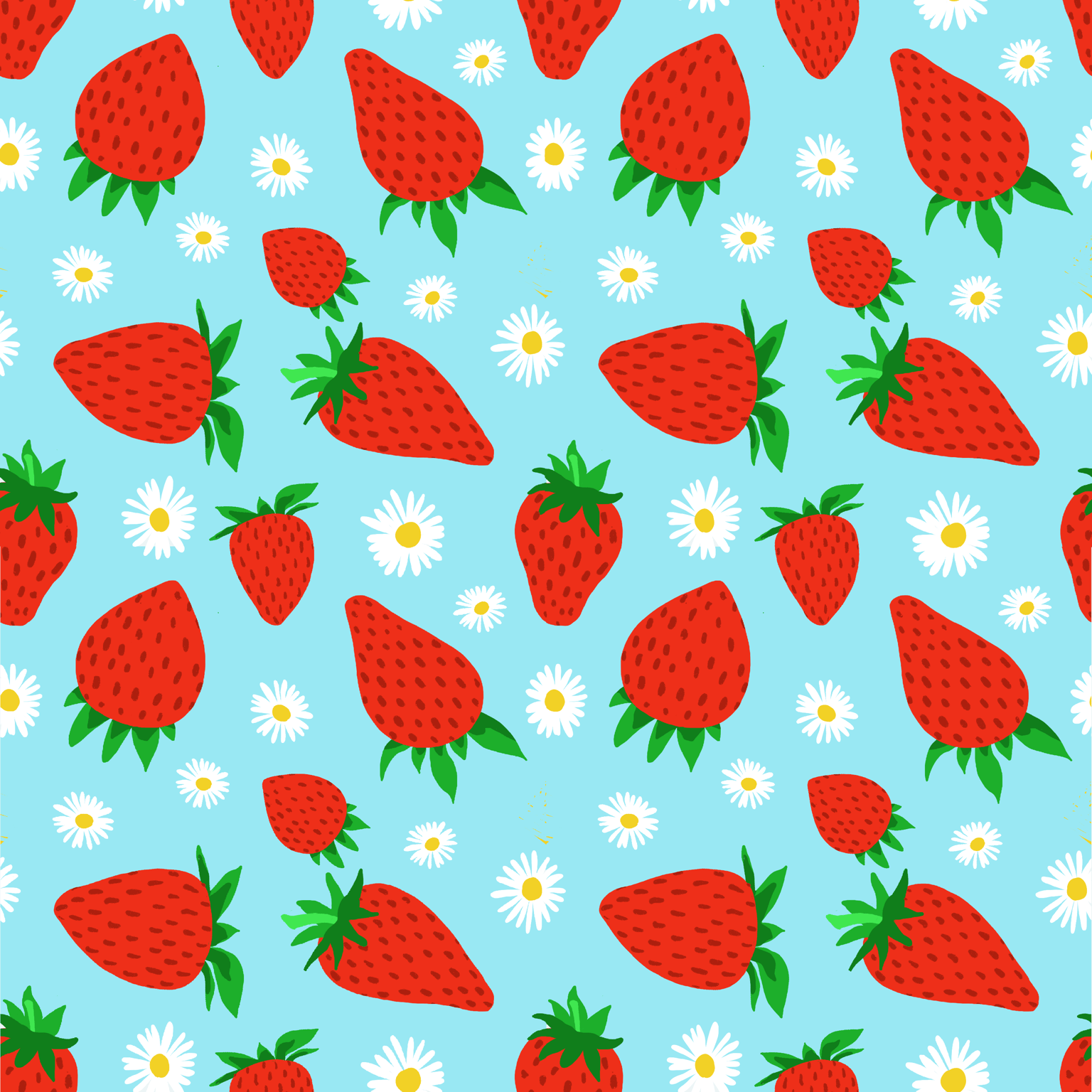 Strawberries and Daisies - image 1 - student project