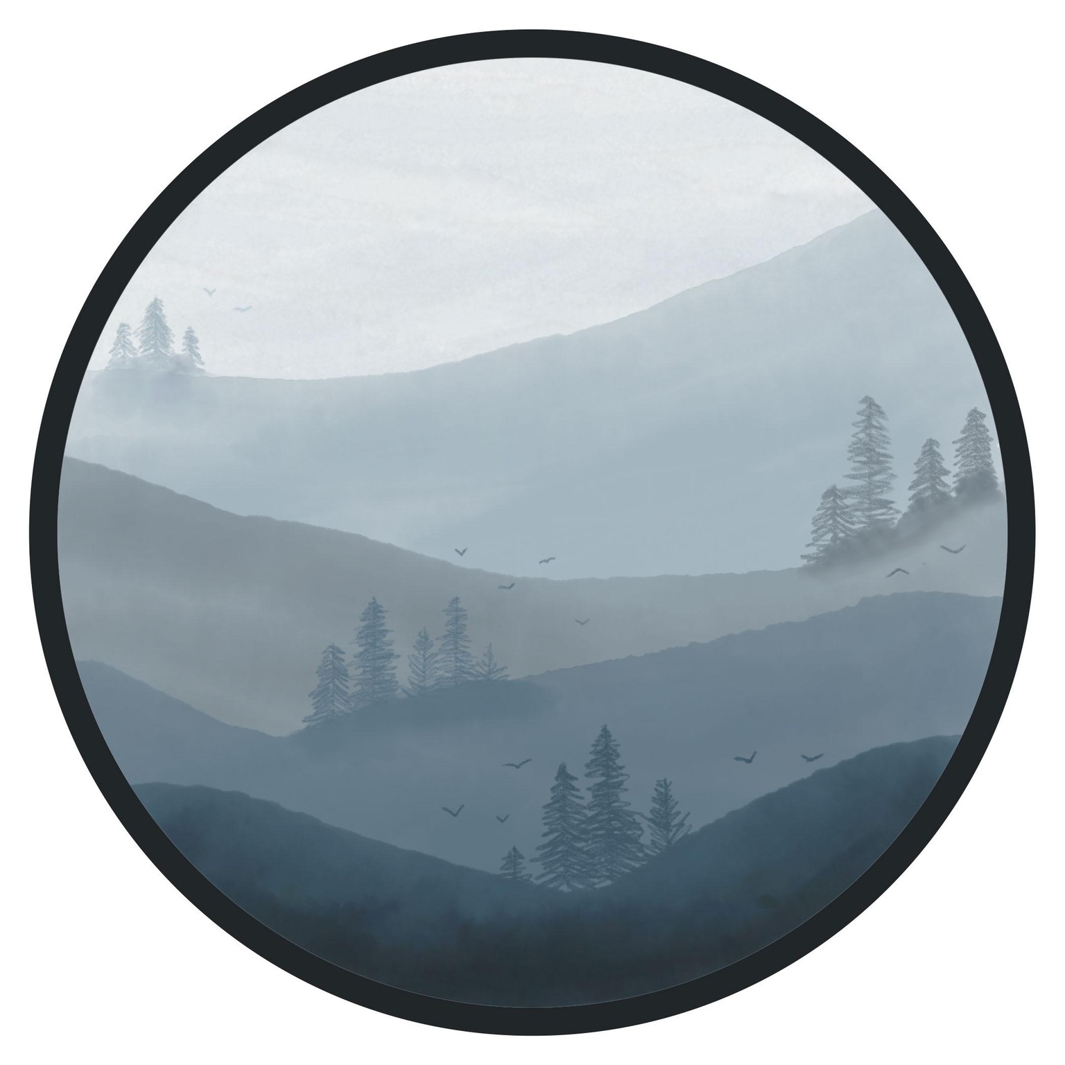 Watercolor Hills - image 1 - student project