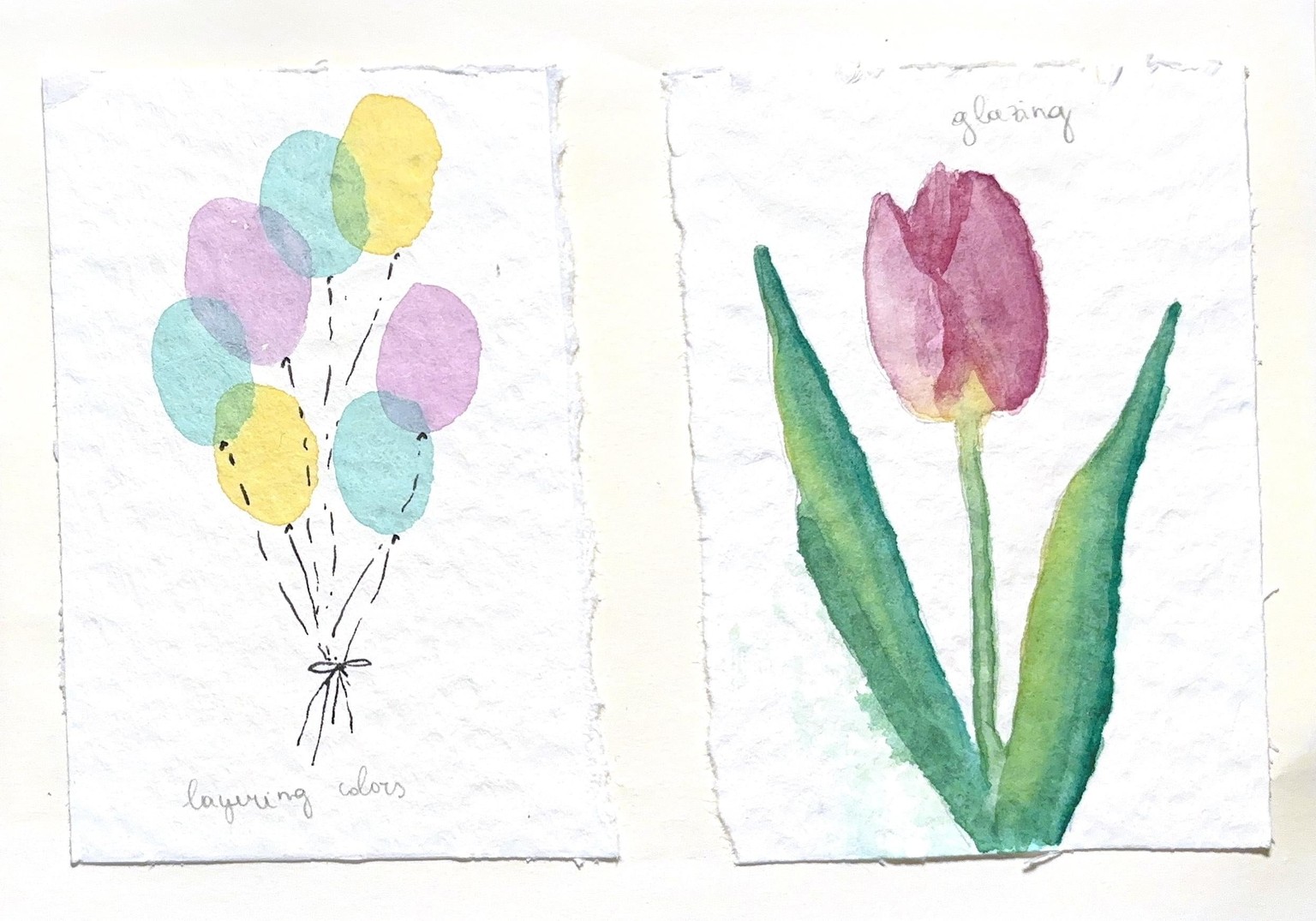 Watercolor exercises - image 1 - student project