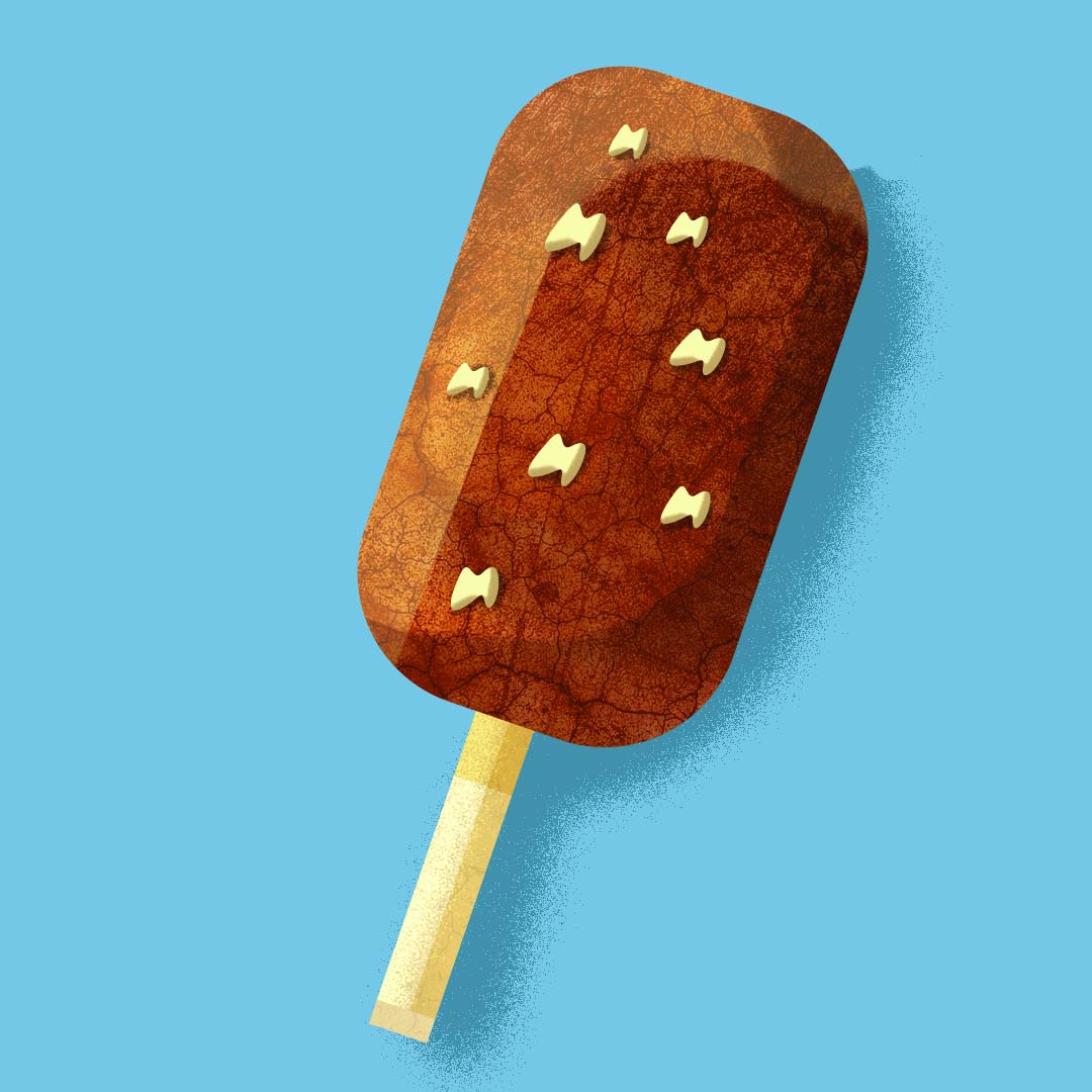 Ice cream Spot illustration cel animation - image 2 - student project