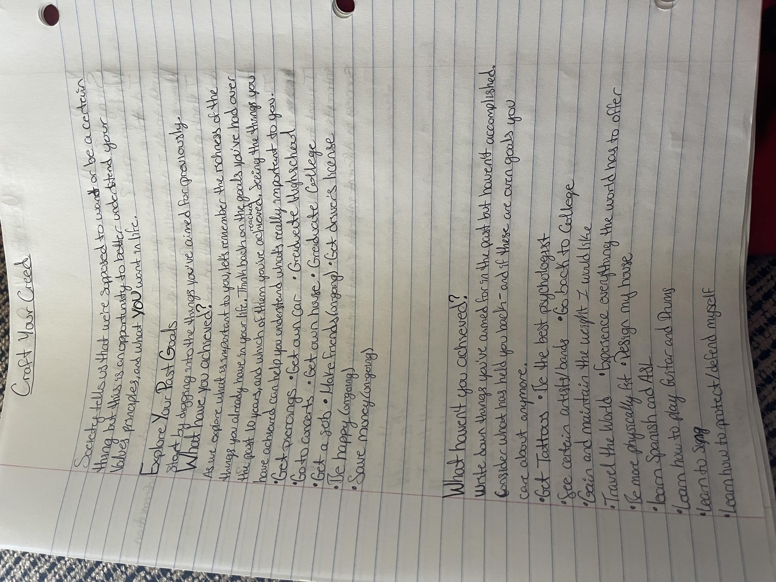 Goals Workbook - image 5 - student project