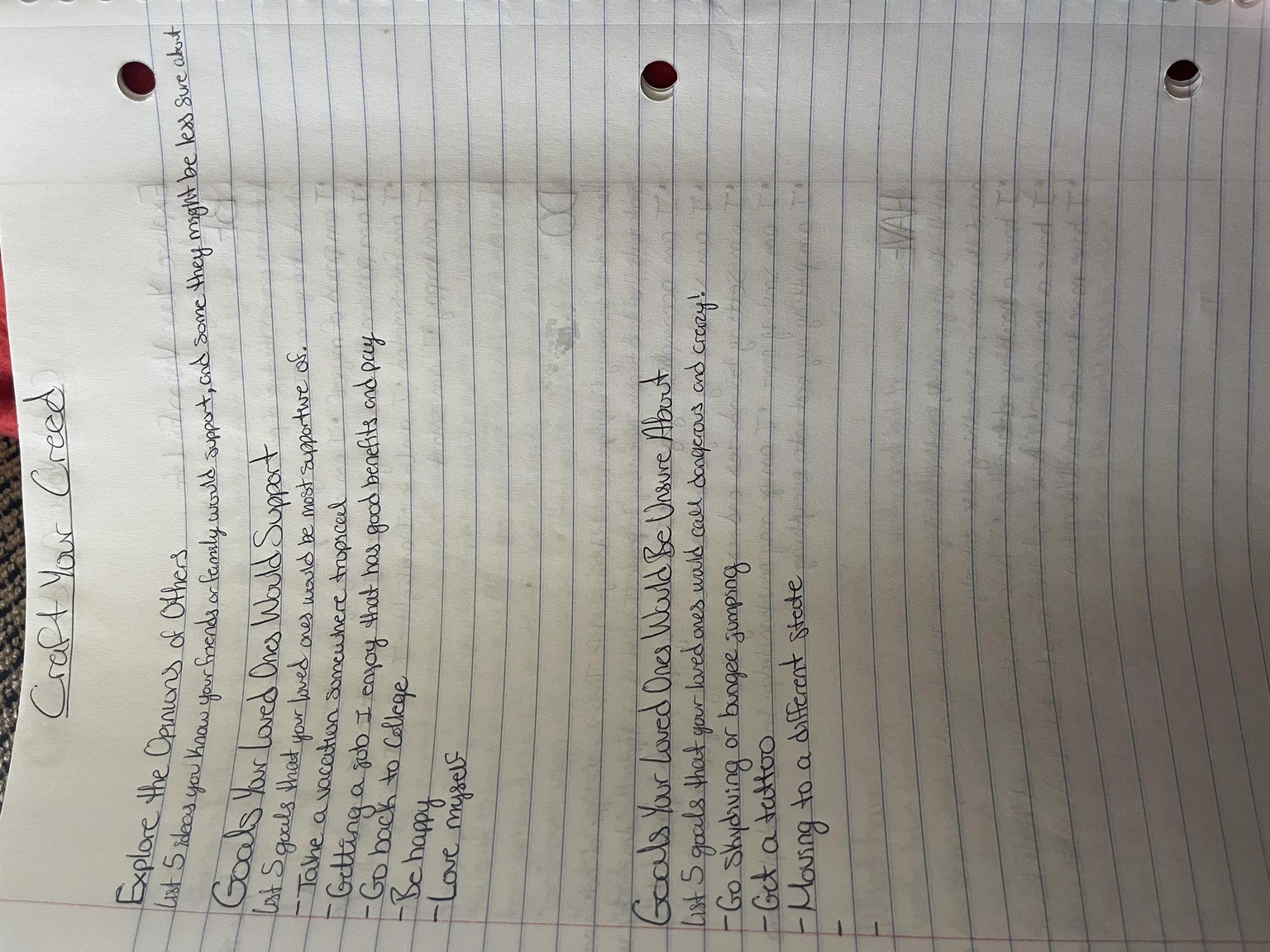 Goals Workbook - image 7 - student project