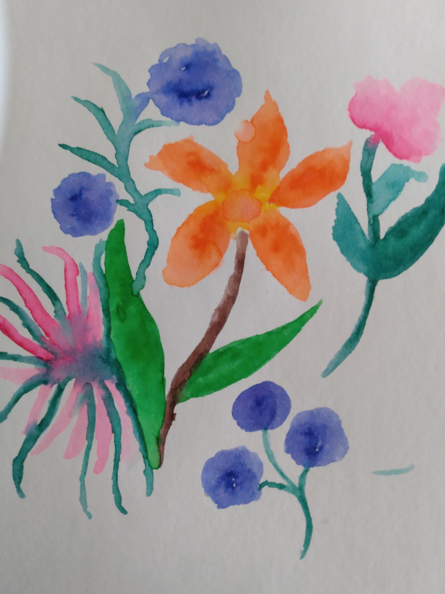 Watercolour with brush pens - image 2 - student project