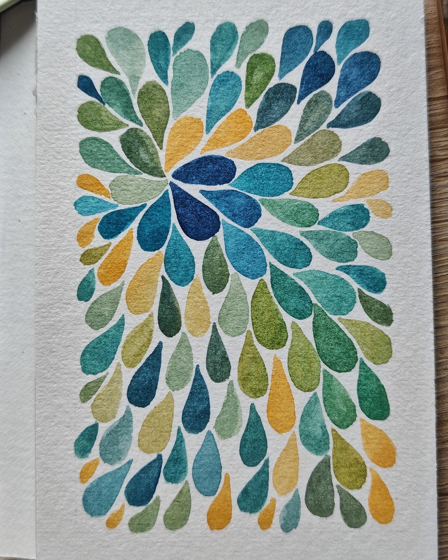 The photos of watercolor painting - image 4 - student project