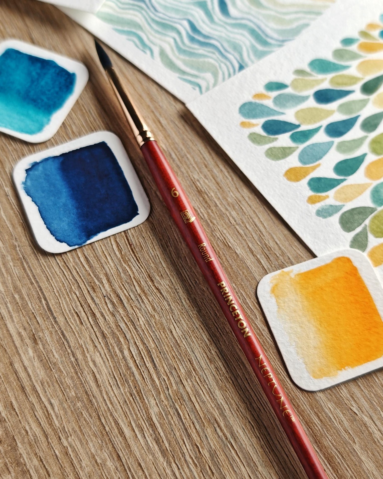 The photos of watercolor painting - image 8 - student project
