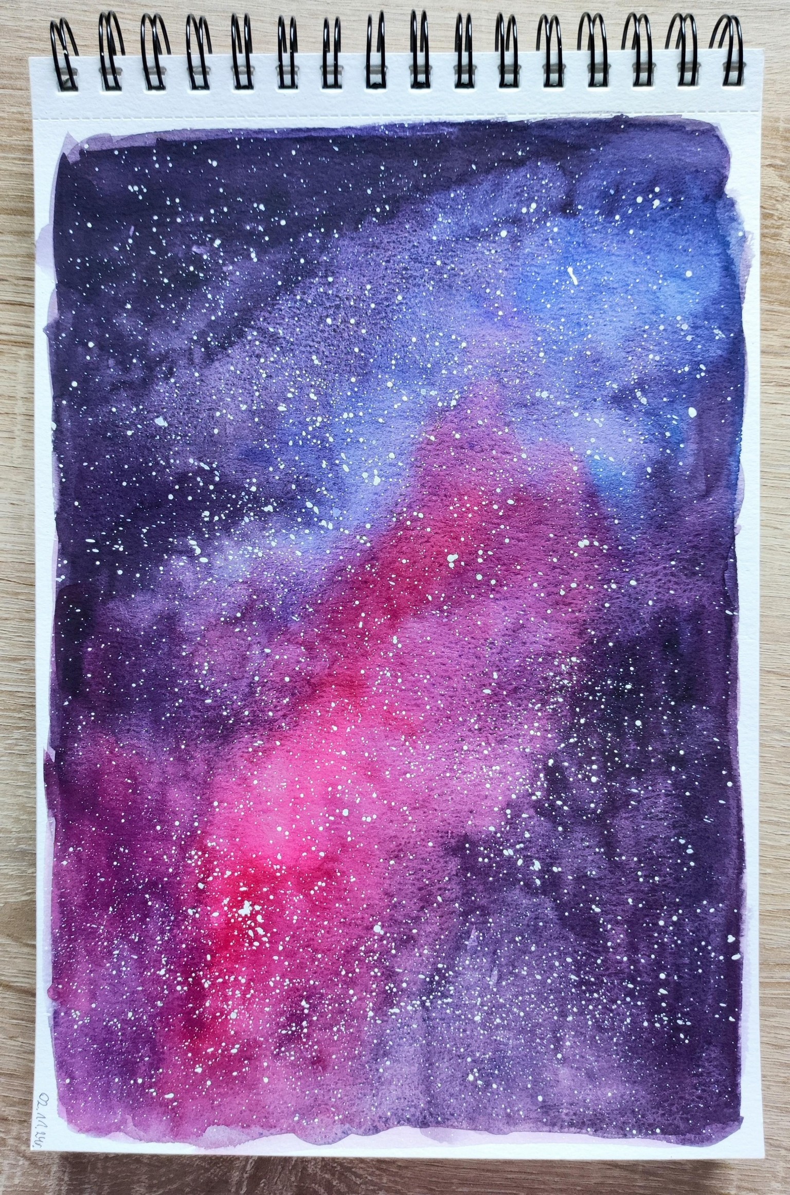 Watercolour Galaxy - image 1 - student project