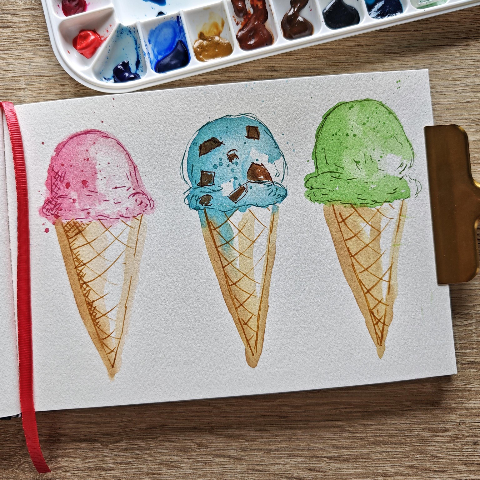 Ice creams method 1 - image 1 - student project