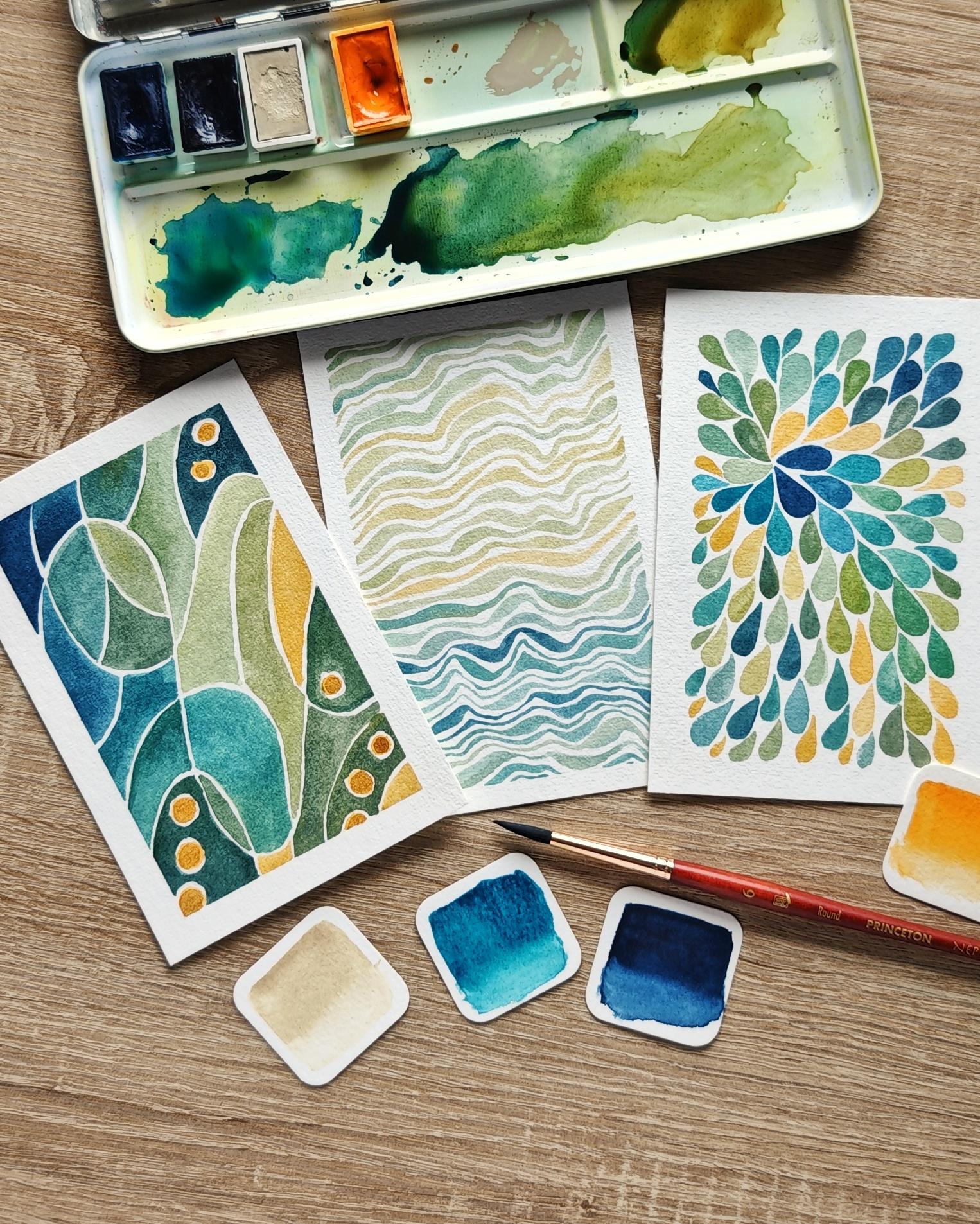 The photos of watercolor painting - image 5 - student project