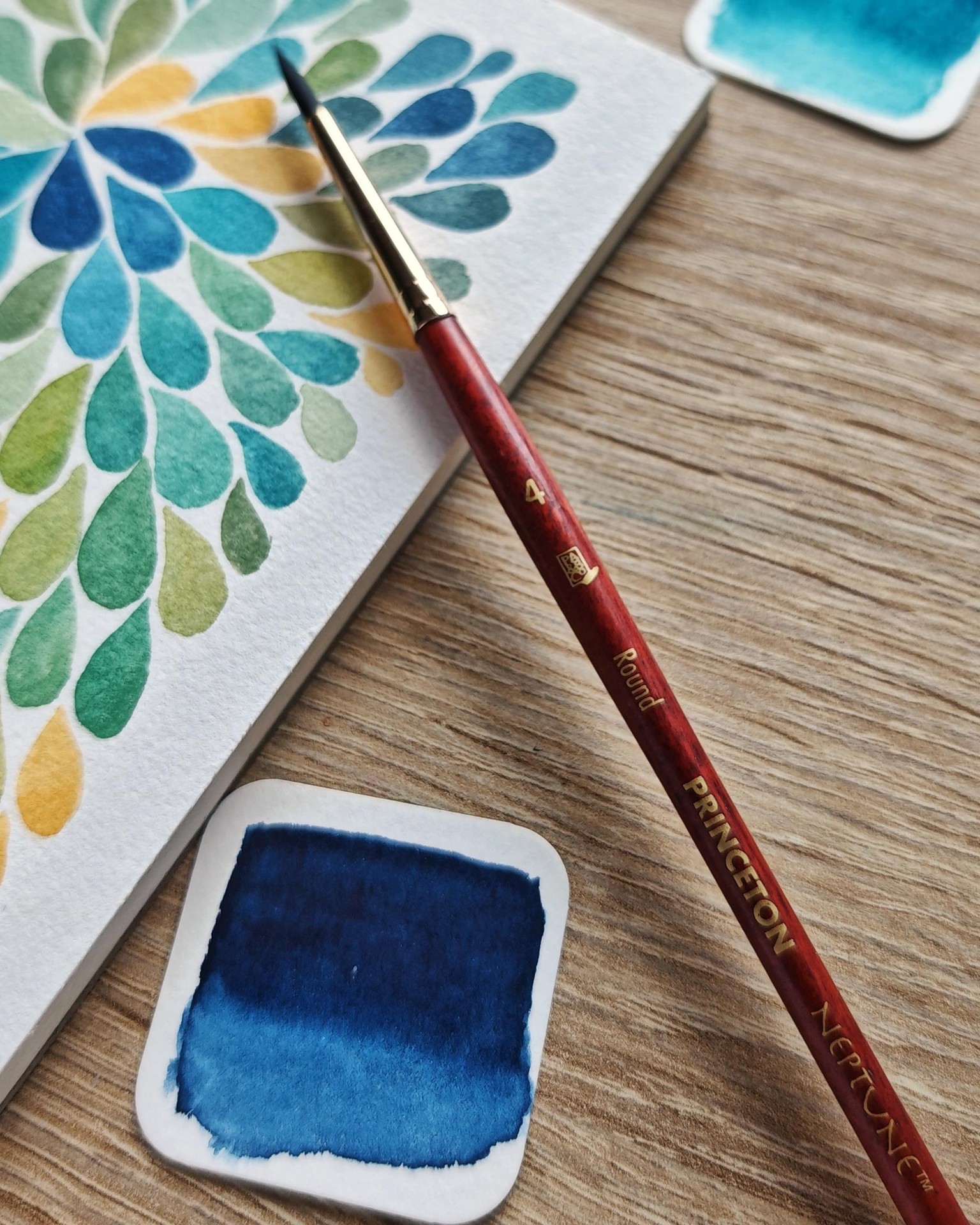 The photos of watercolor painting - image 3 - student project