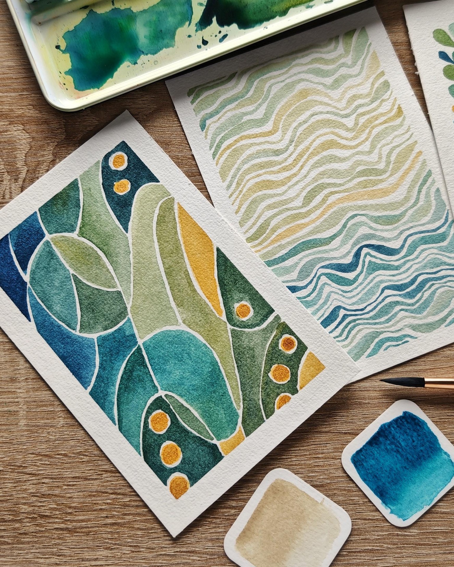The photos of watercolor painting - image 7 - student project