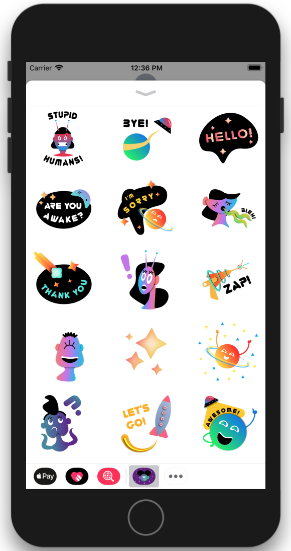 Galaxy Girls Sticker Pack - image 4 - student project