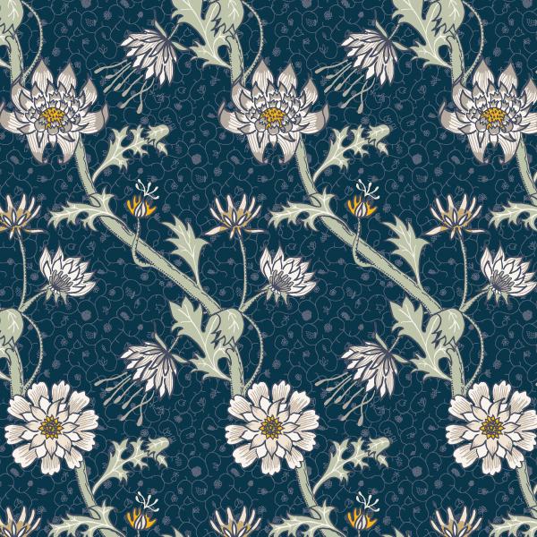 Serpentine Midnight Flowers - image 5 - student project