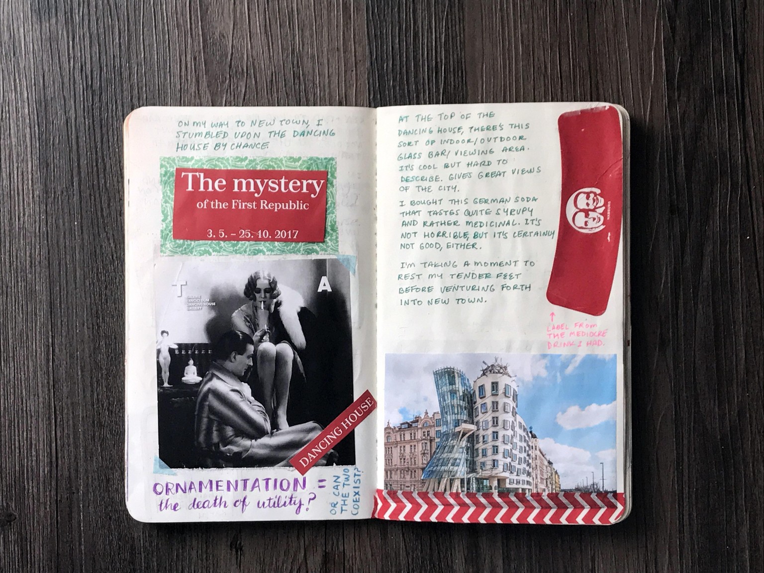 Travel Journal Spreads (Teacher Sample Project) - image 2 - student project