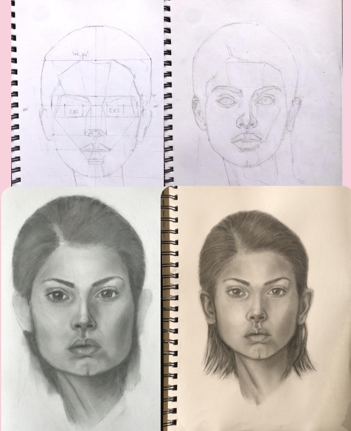 Model Portrait Study - image 2 - student project