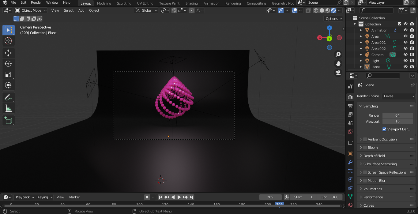 Animation with Geometry Nodes - image 1 - student project