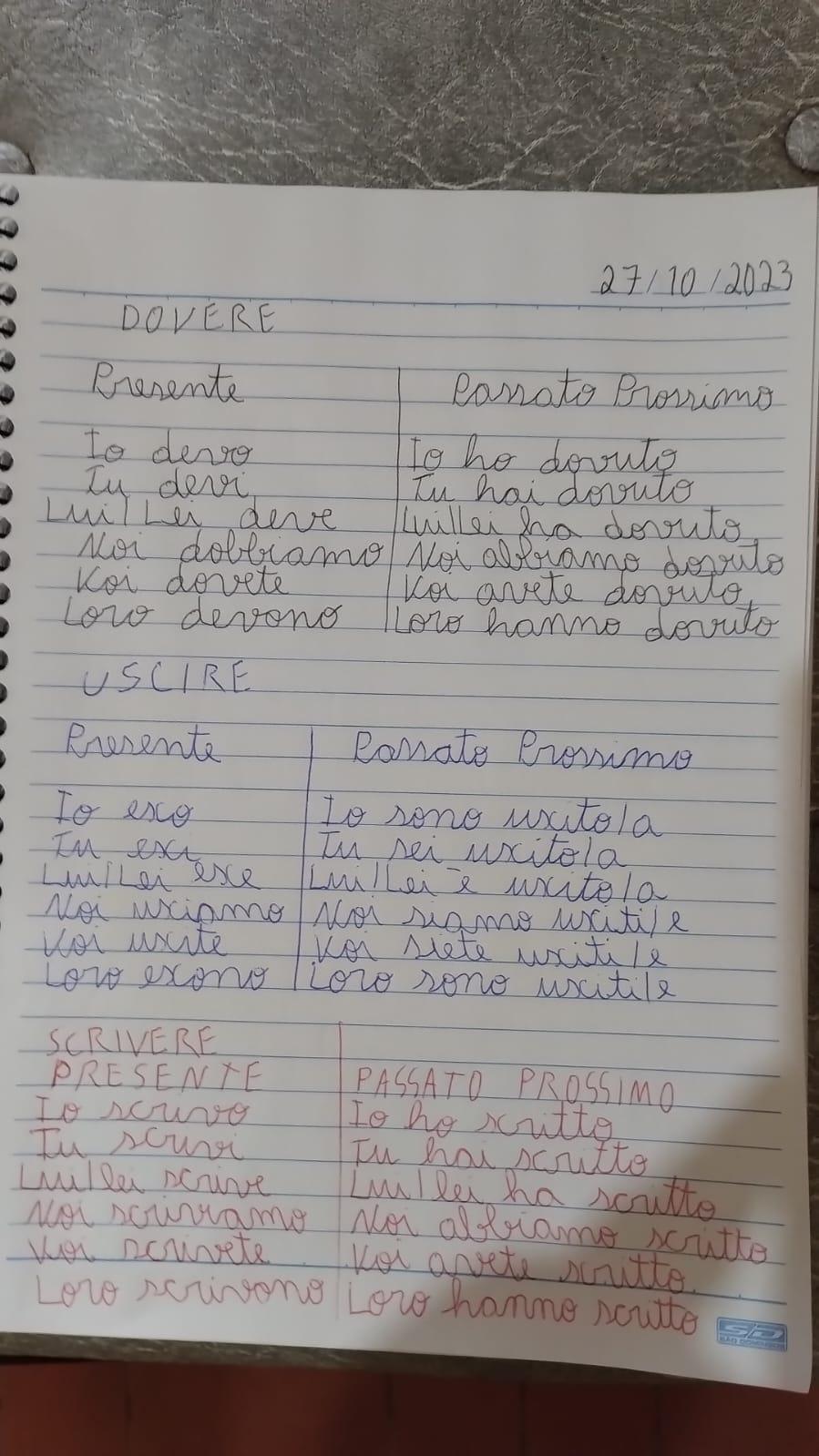 Dovere, uscire, scrivere - image 1 - student project