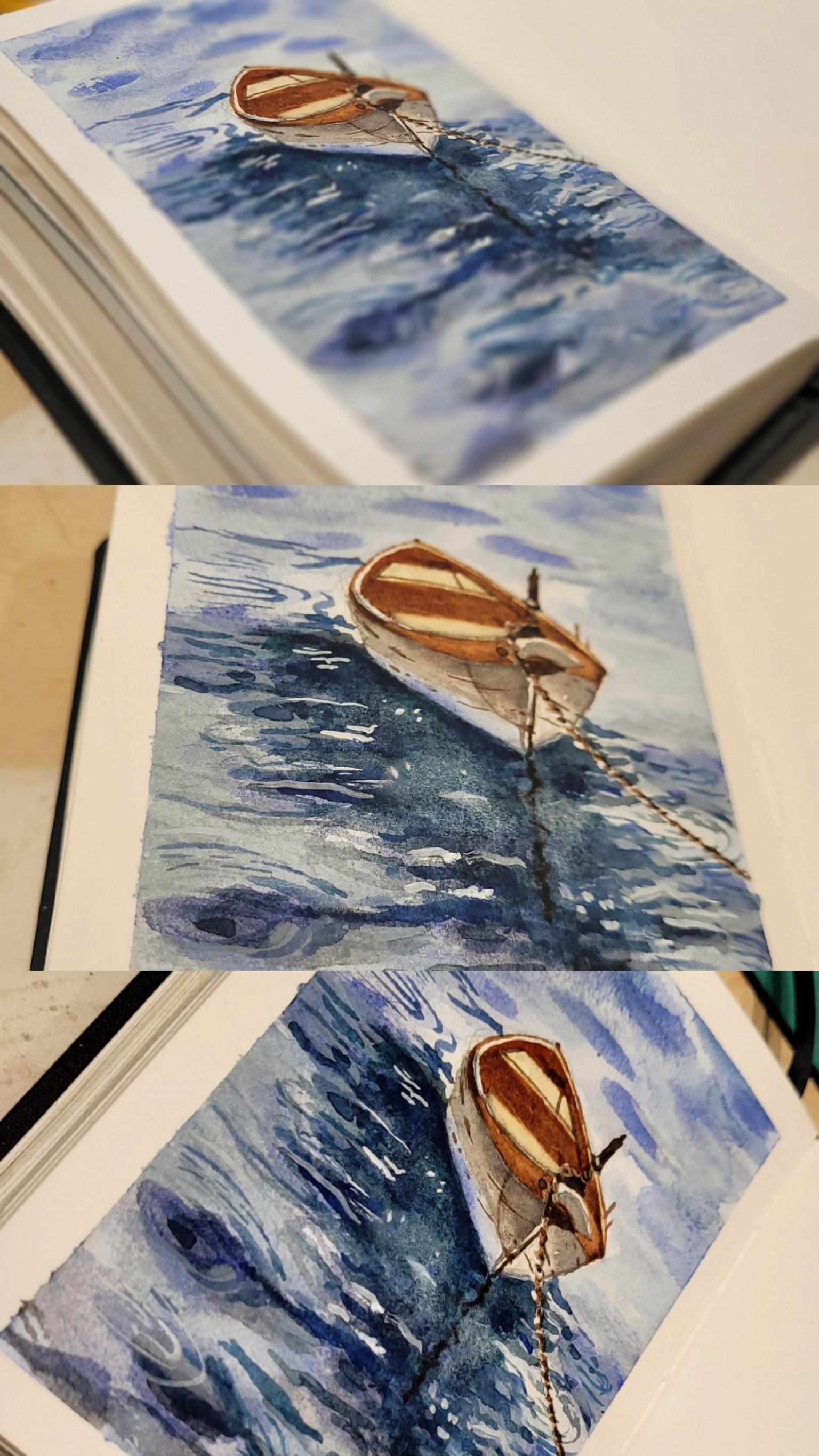 Bote y reflejos en el agua - image 2 - student project