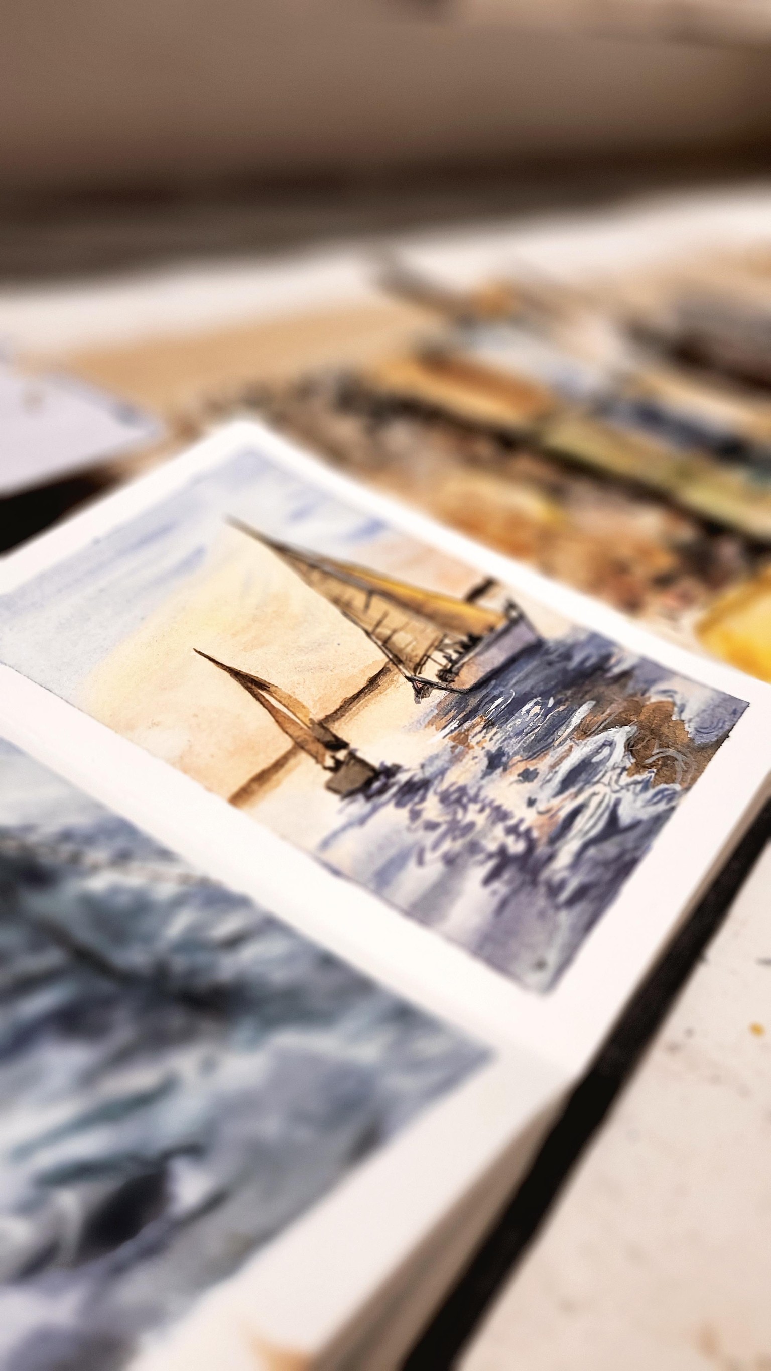 Veleros y reflejos en el agua - image 3 - student project