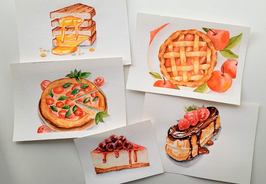 Desafío ilustración de comida - image 1 - student project
