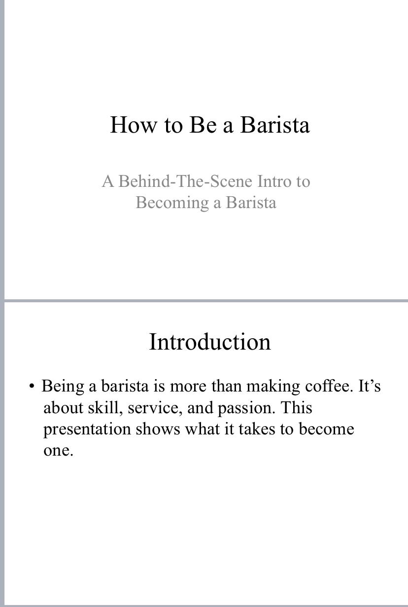 How to Be a Bari - image 1 - student project
