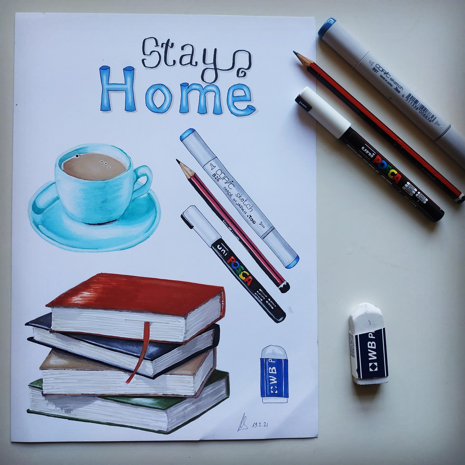 Stay home - image 1 - student project