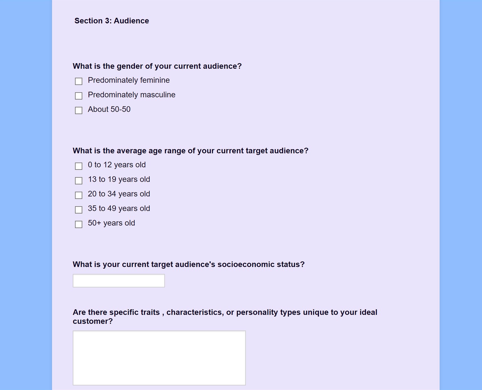 Questionaire Draft v1 - image 3 - student project