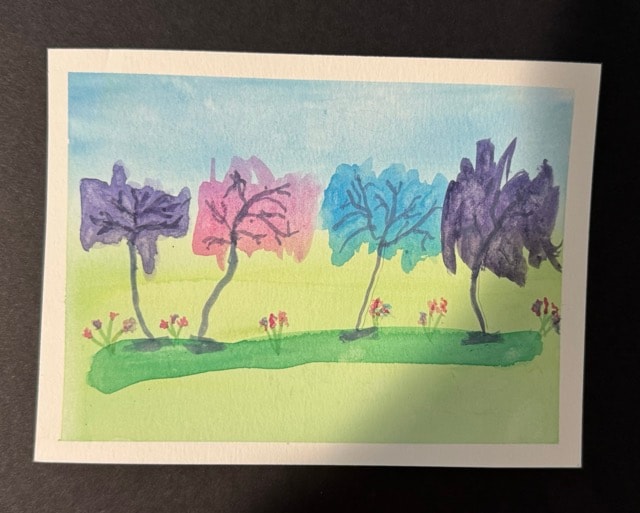 Simple Scrabbly Trees - image 1 - student project