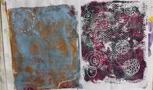 Gelli Plate Images - image 5 - student project