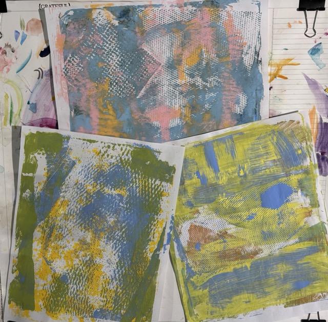 Gelli Plate Images - image 4 - student project