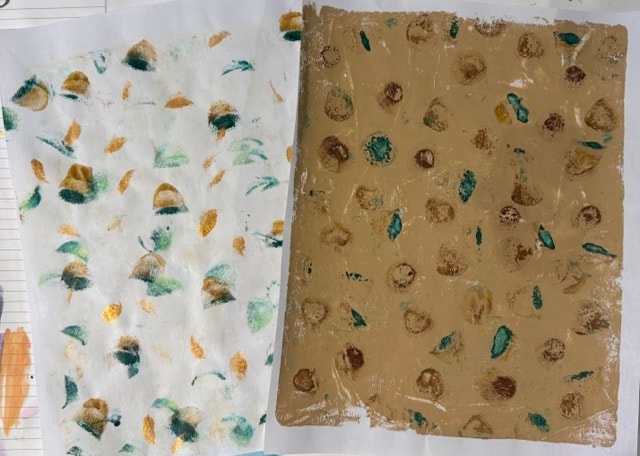Gelli Plate Images - image 1 - student project
