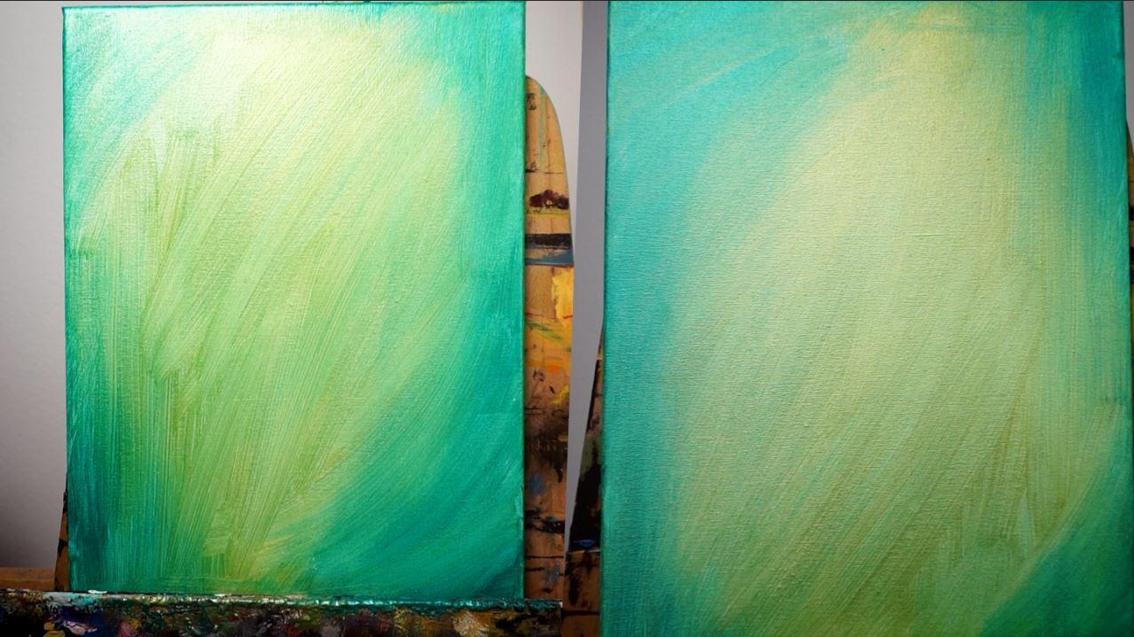 Bird painting in oil on canvas - image 2 - student project