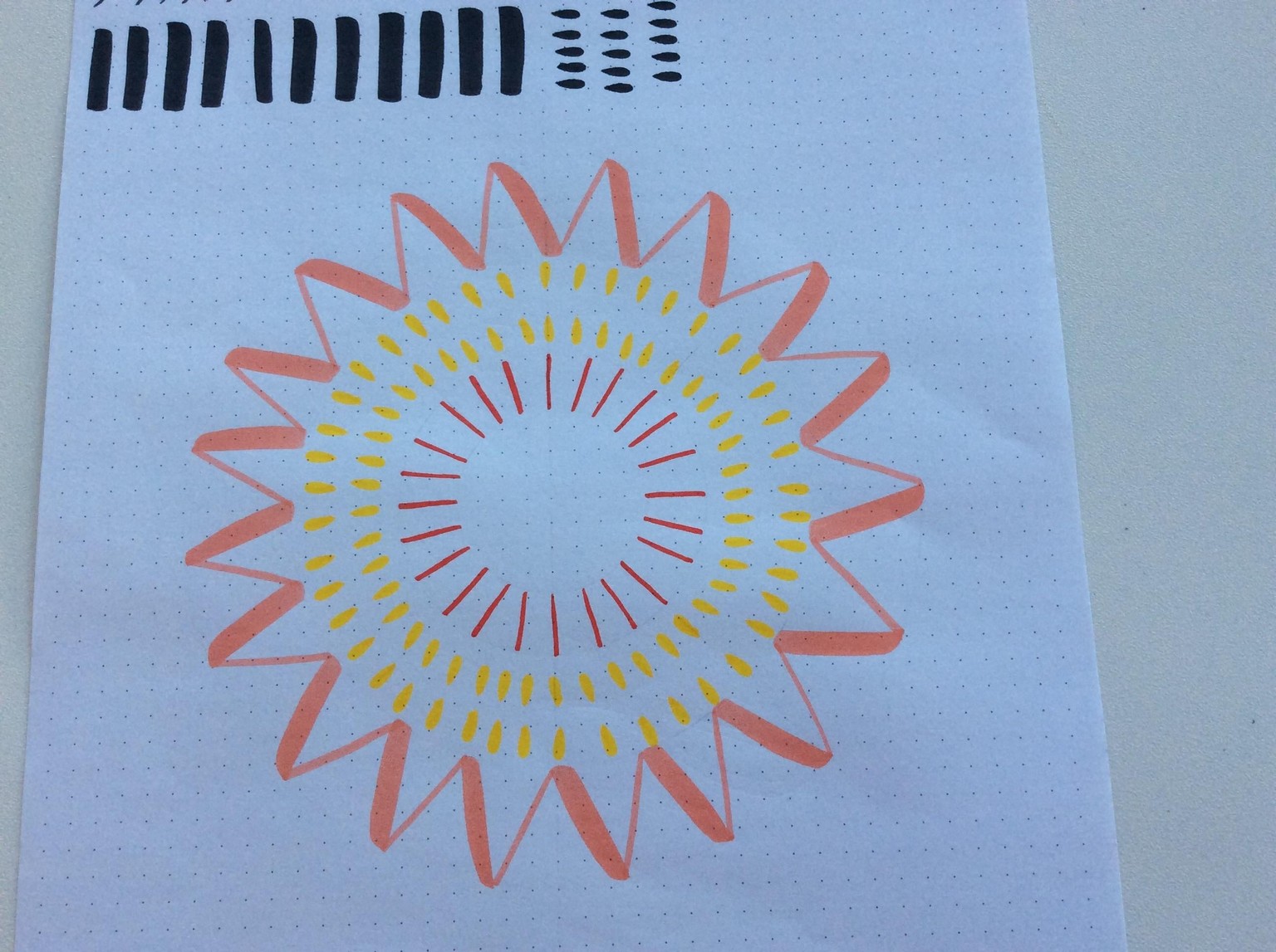 Mandala con trazos básicos de lettering - image 1 - student project