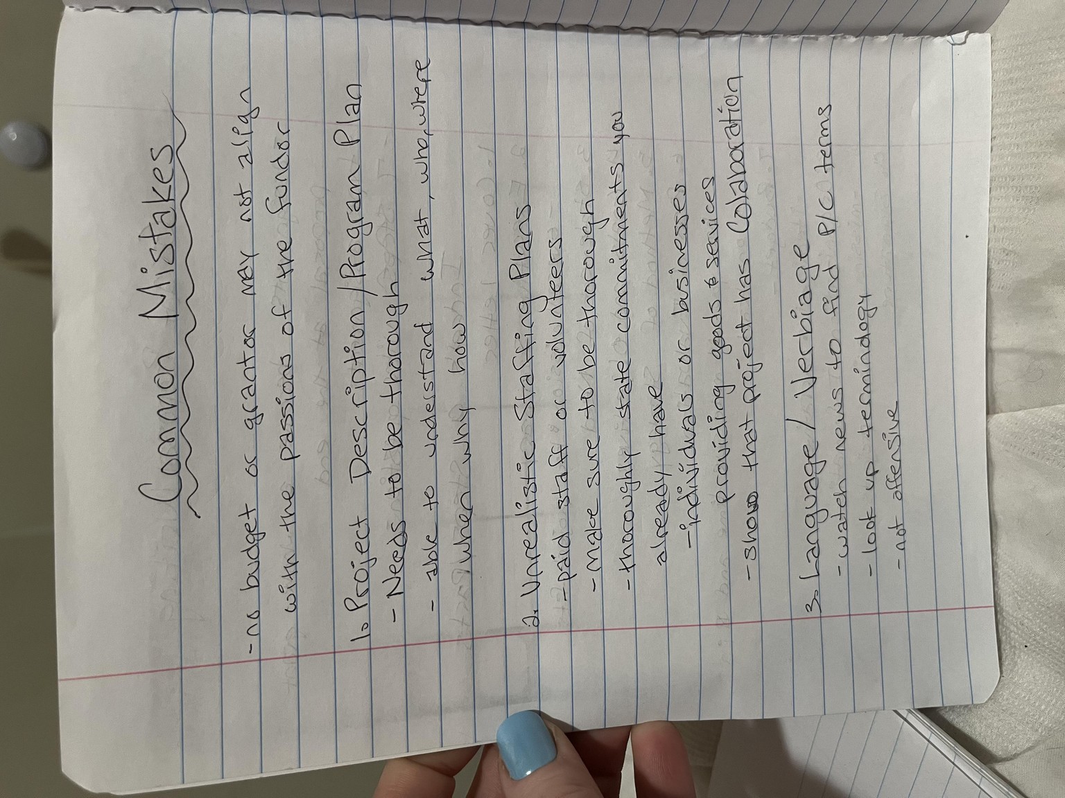 Grand Proposal Writing Notes - image 1 - student project