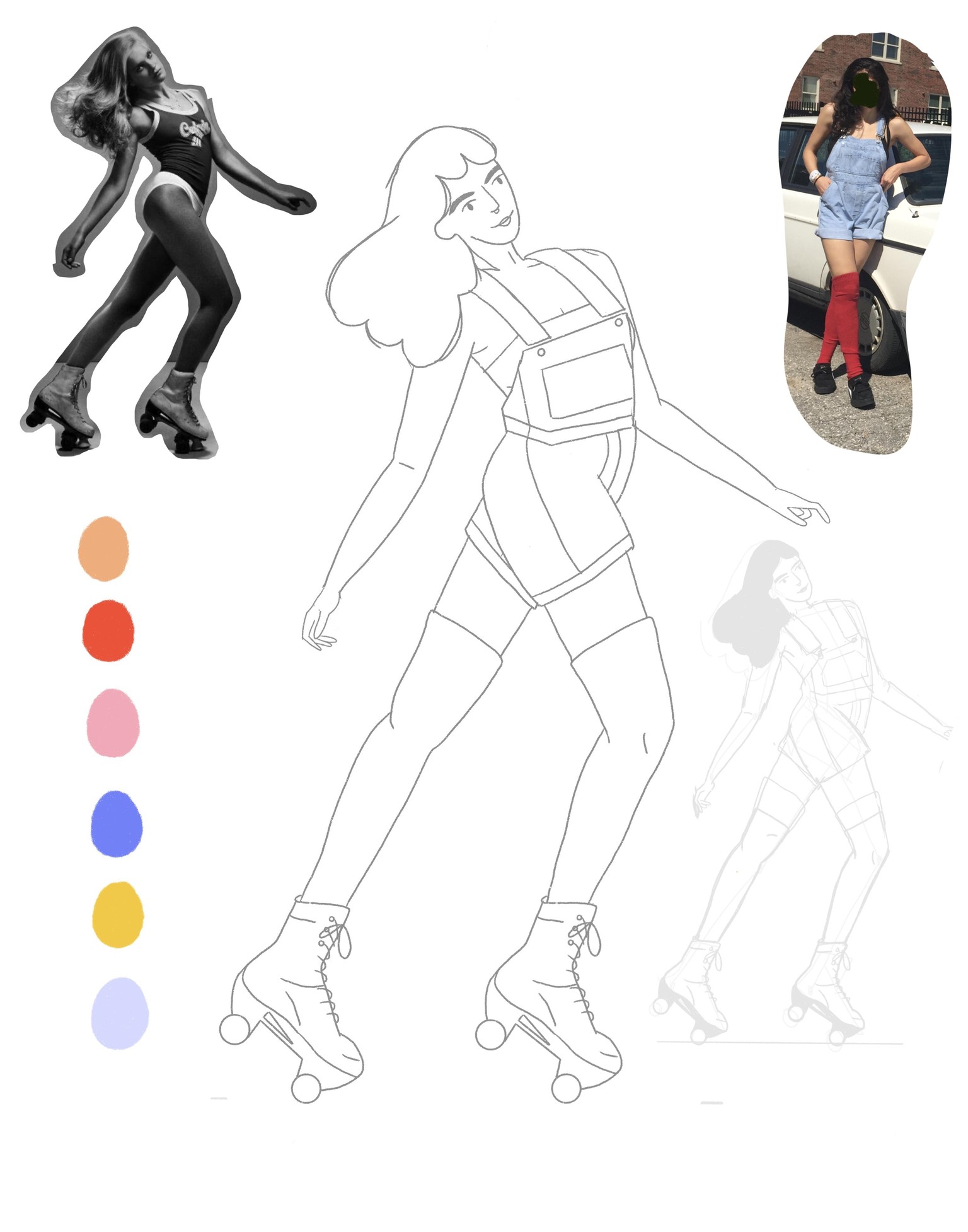 Roller skater - image 1 - student project