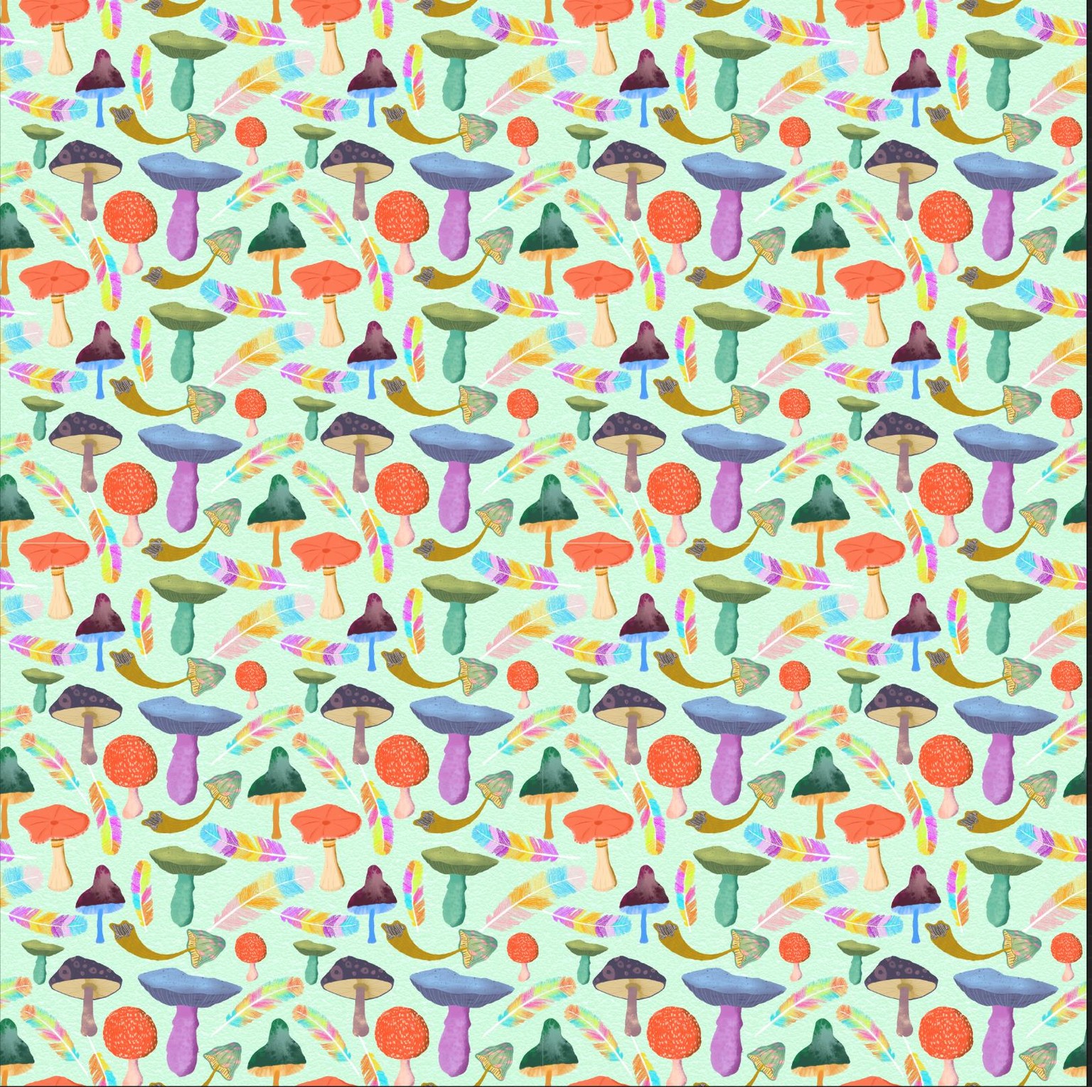 Mushroom pattern - image 3 - student project