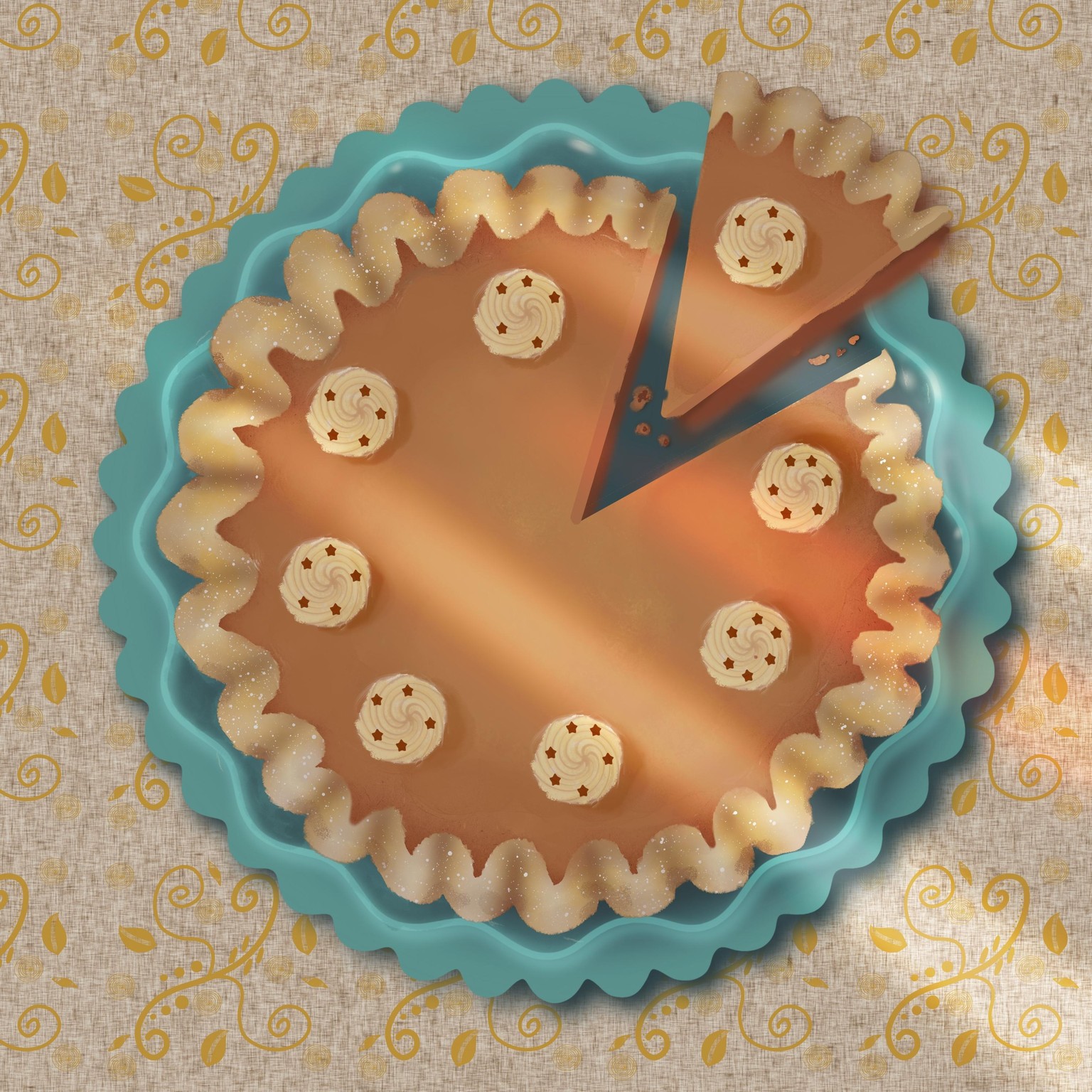 Pumpkin pie - image 1 - student project