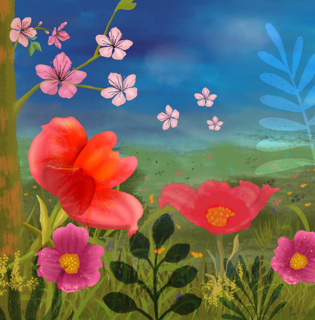 Garden flowers - image 1 - student project