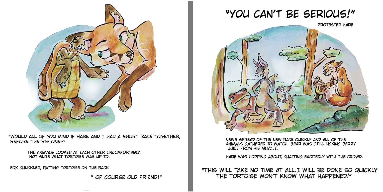 The Hare and the Tortoise - image 2 - student project
