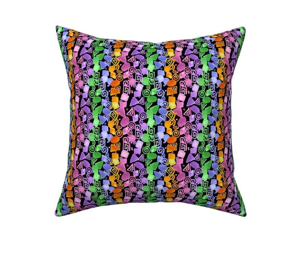 Repeat Pattern-Shape Color Splash - image 2 - student project