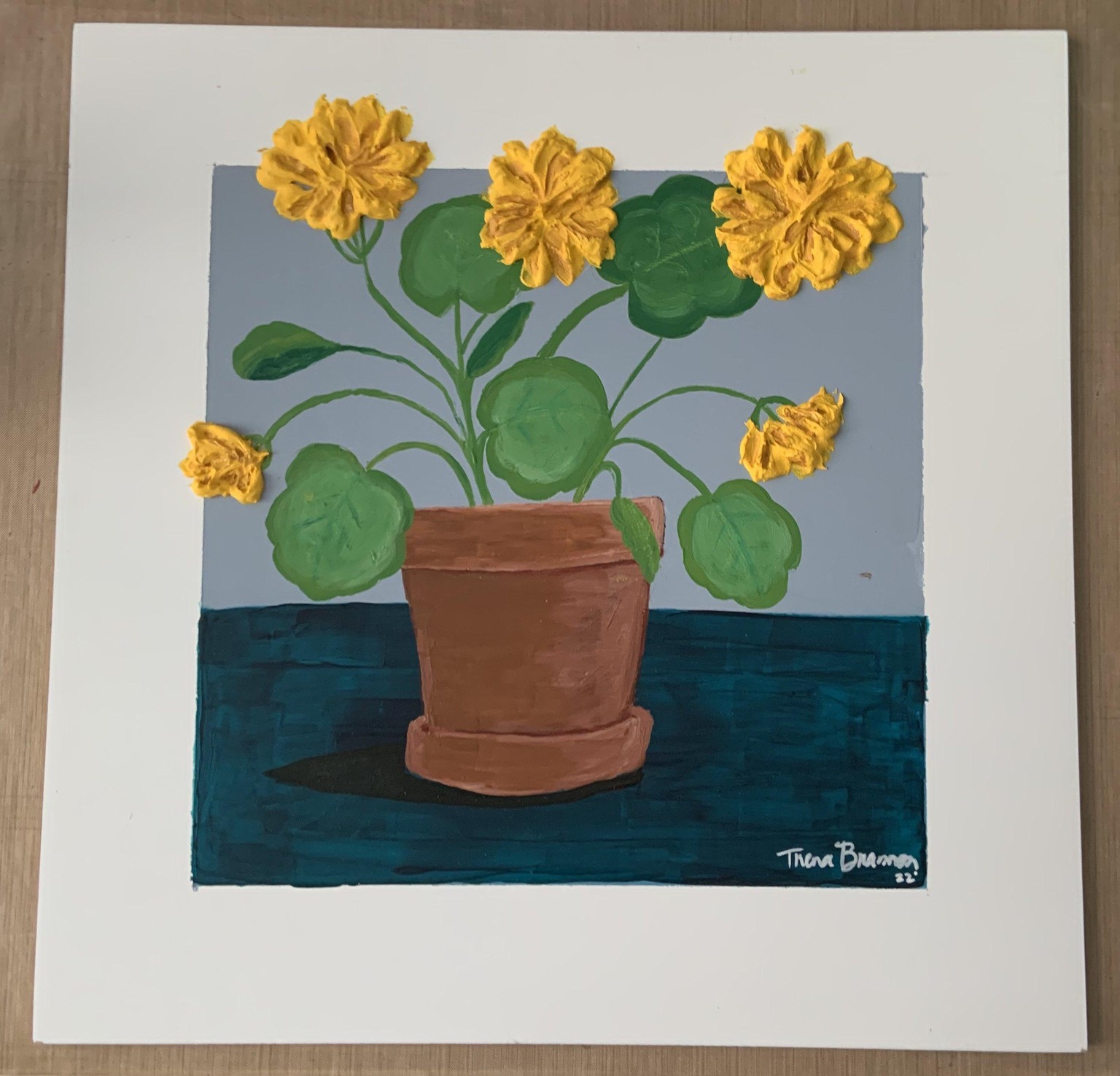 potted flowers with dimension - image 1 - student project