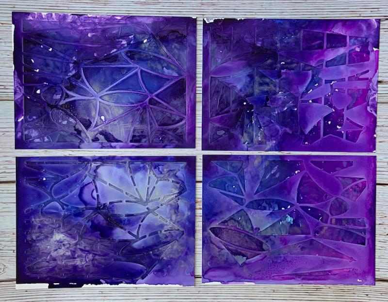 Painted Pieces from Stencils used in Class - image 3 - student project