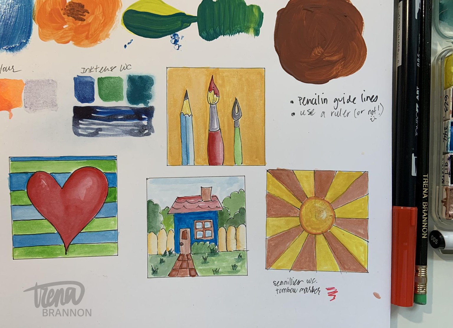 Tiny watercoloring is fun! - image 1 - student project