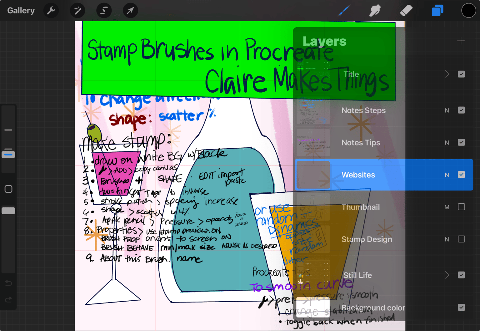 Stack and Layers examples - image 1 - student project