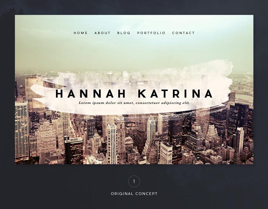 Personal Website - image 1 - student project