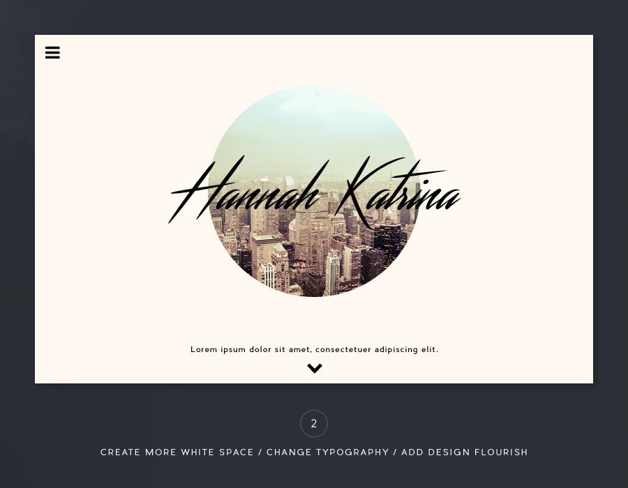 Personal Website - image 2 - student project