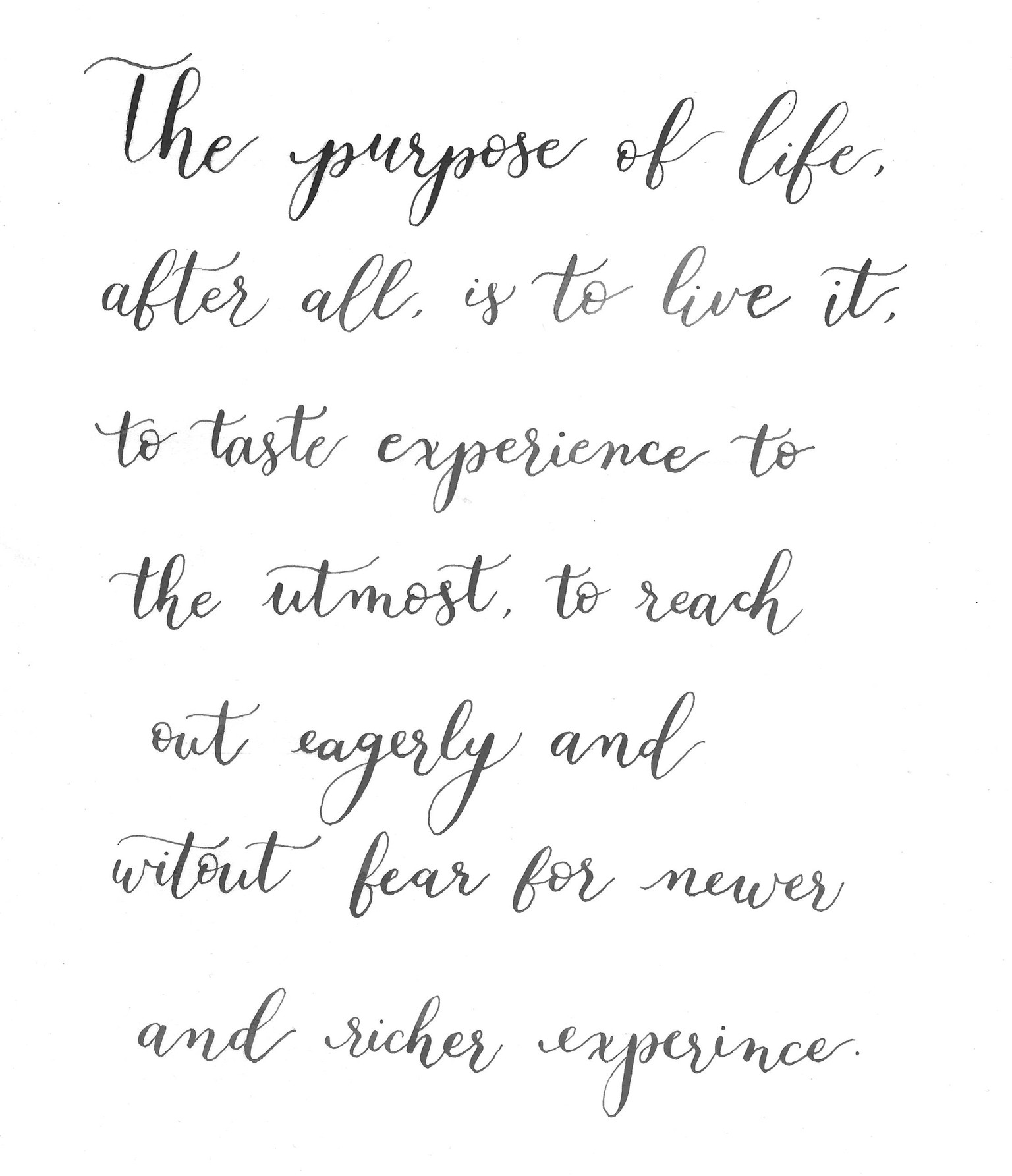How to Advance your Modern Calligraphy Skill! - image 11 - student project