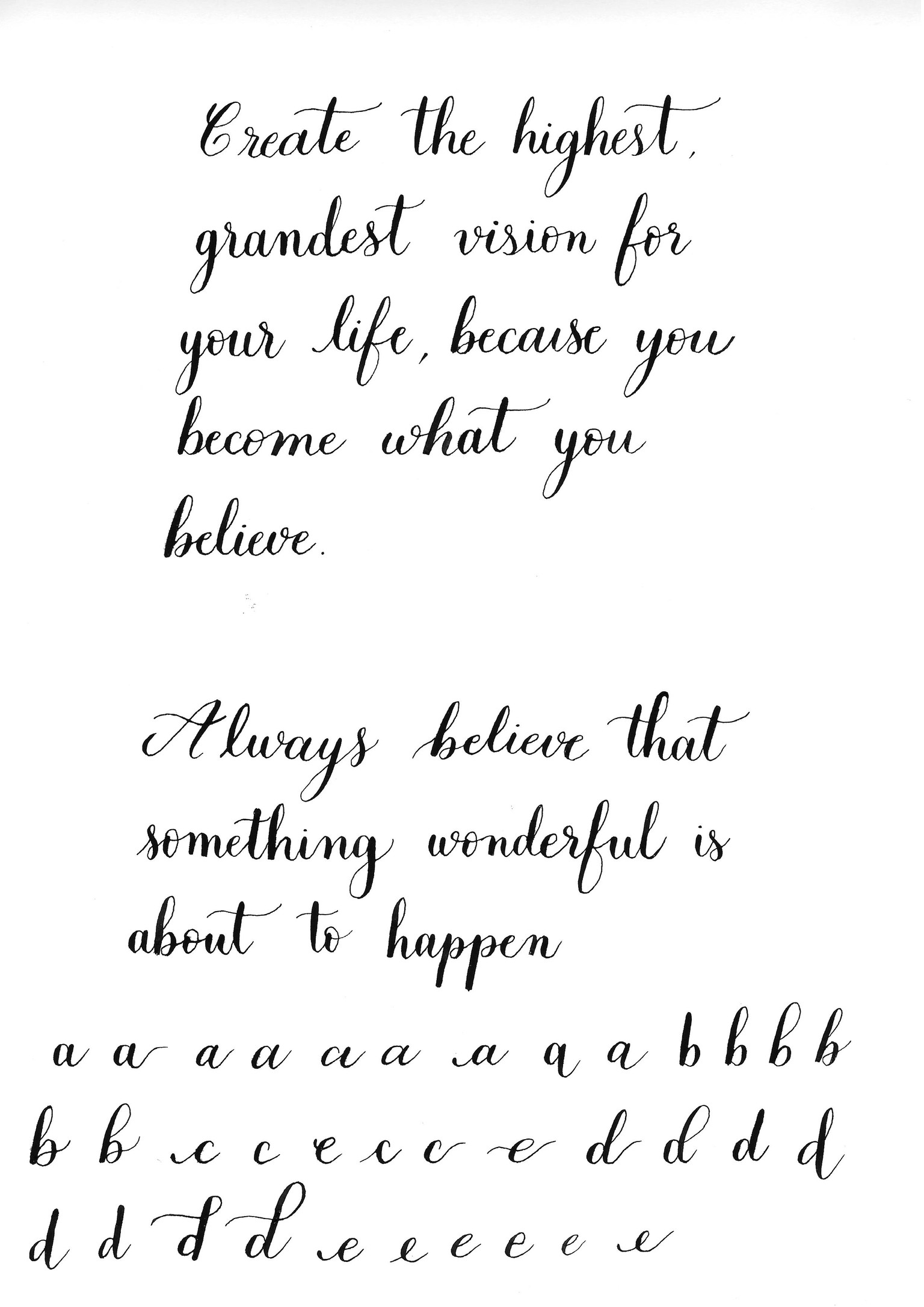 Introduction to Modern Calligraphy for Beginners - image 3 - student project