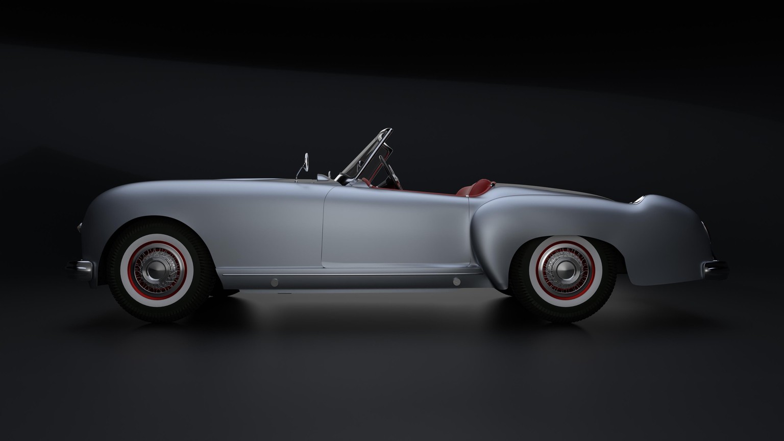 Vintage car (Nash Healey 1952) - image 6 - student project