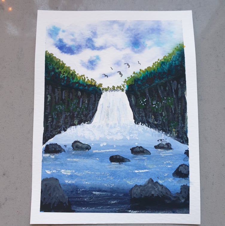 Waterfalls series - image 2 - student project